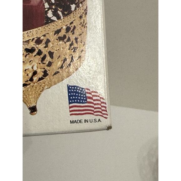 Vintage Karew “The Cosmetic Basket” Gold Footed Bathroom Vanity Tray Made In USA - Picture 3 of 14